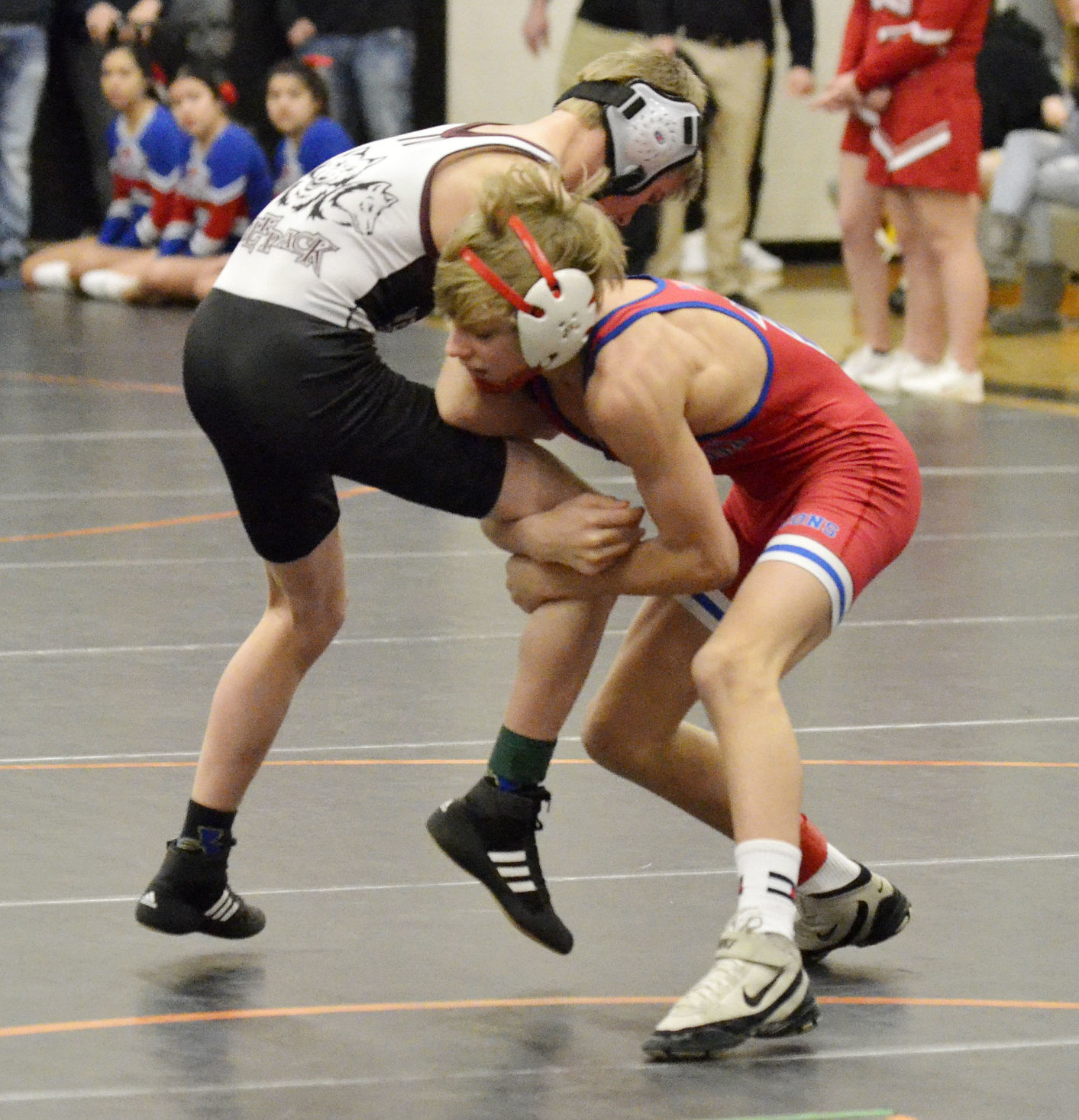 Class 1A wrestling sectional in Sibley